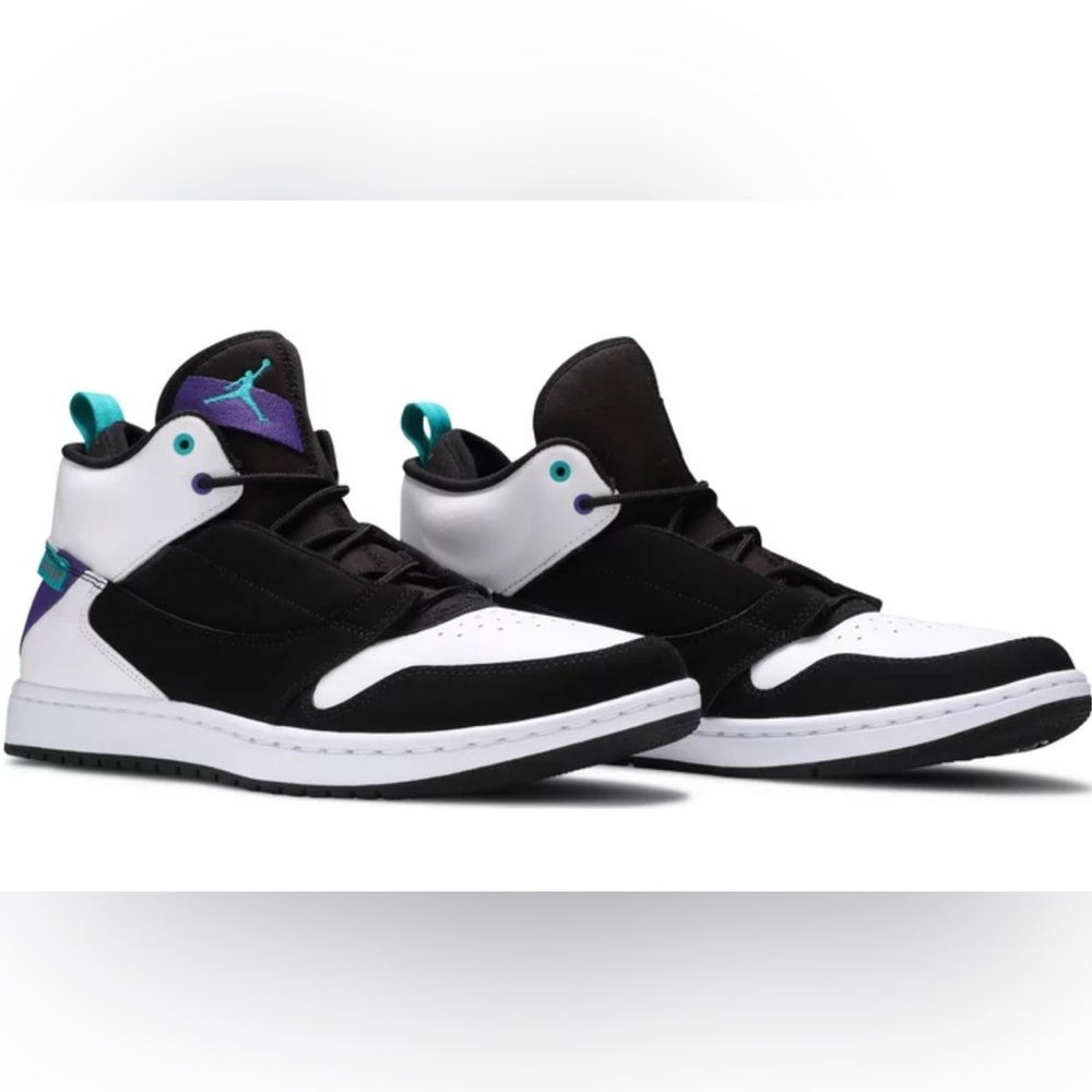 Jordan Fadeaway Black/Turbo Green-White Men’s Shoes Size 10